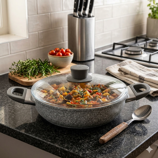 Ballarini Murano Deep Pan 28cm with Lid