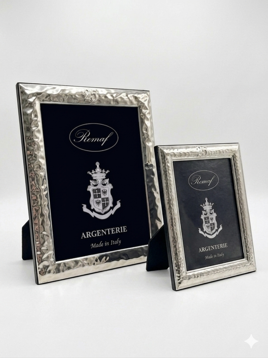 Cornici argento coppia 25
