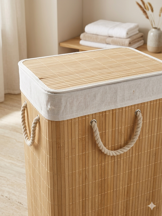 Porta biancheria in bamboo