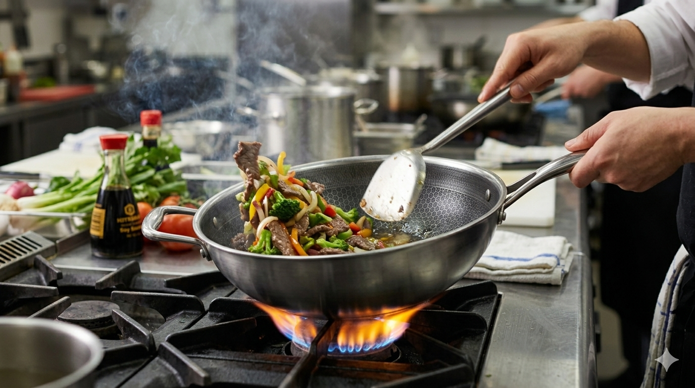 Padella Wok professionale