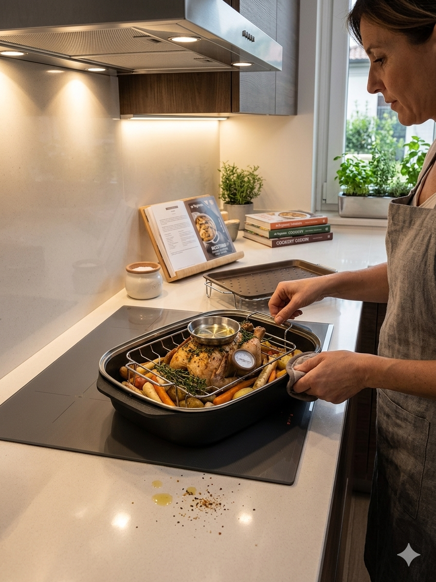 Rostiera Multifunzione Tognana Diamantea – Set 5 PZ (34x25 cm)