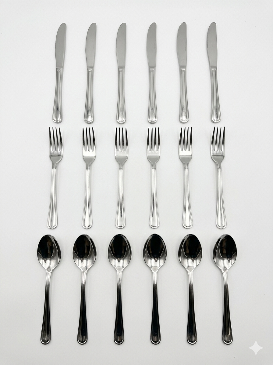 Set Posate Made in Italy – Eleganza e Resistenza in Acciaio Inox