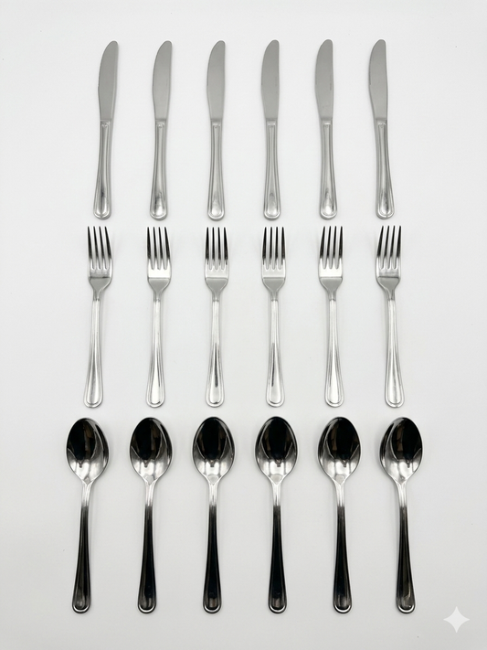 Set Posate Made in Italy – Eleganza e Resistenza in Acciaio Inox